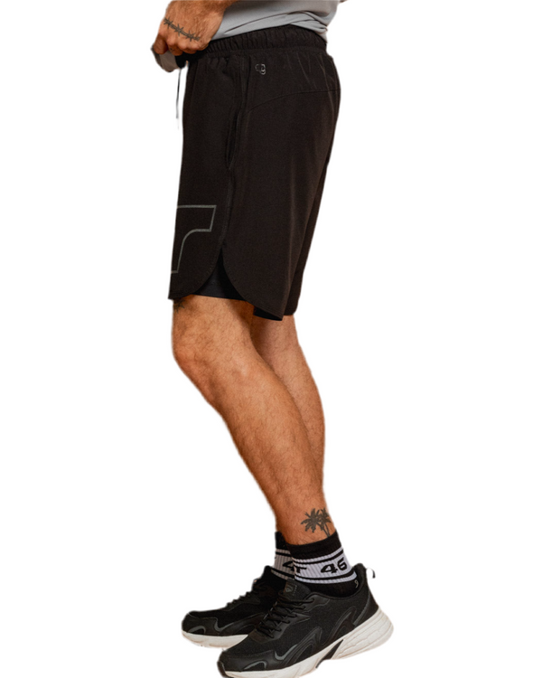 Pantaloneta Deportiva Verstappen Negra