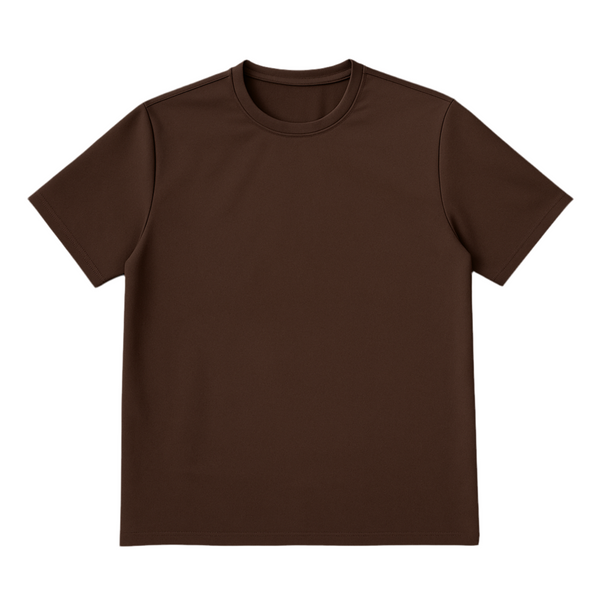 Camiseta Zoe Básica Café