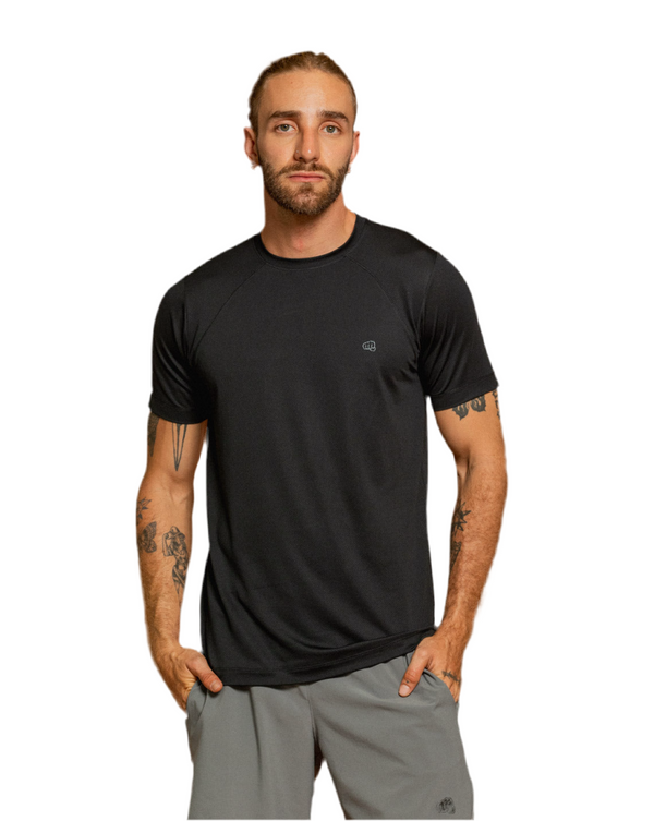 Camiseta Deportiva Hamilton Negra