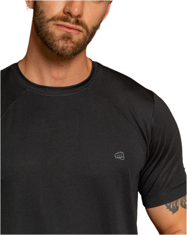 Camiseta Deportiva Hamilton Negra
