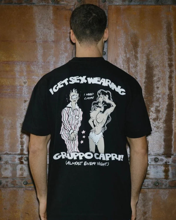 Wearing gruppo capri tee