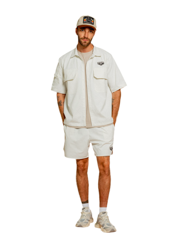 Pantaloneta Motors Ivory