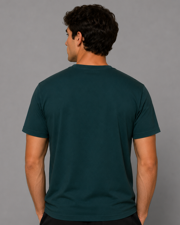 Camiseta Basica Holanda Verde Esmeralda