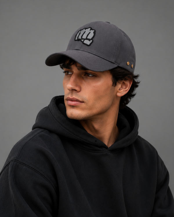 Gorra Fist Skull Gris