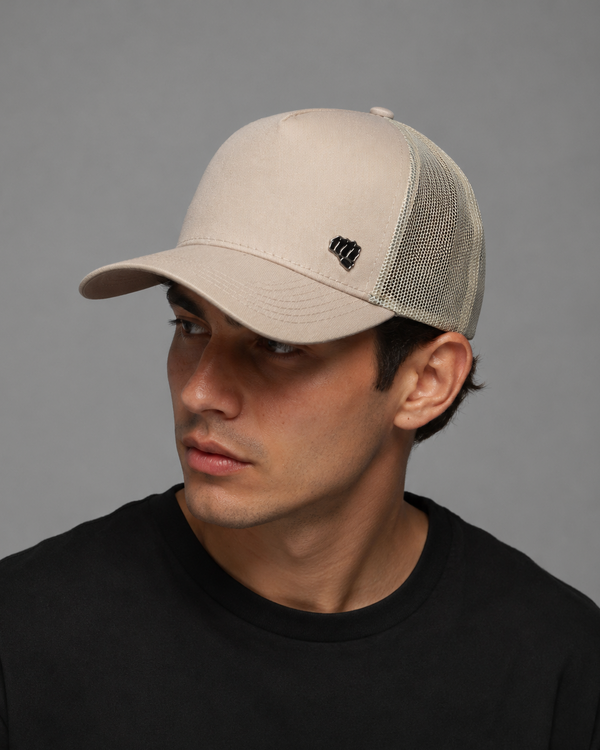 Gorra Fist Pin Trucker kaki-Cafe
