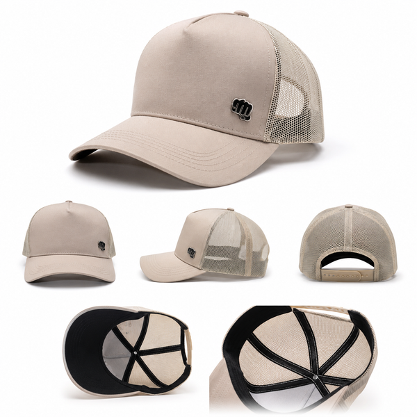 Gorra Fist Pin Trucker kaki-Cafe