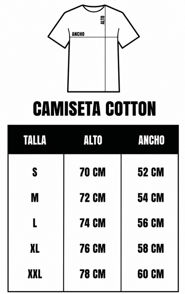 Camiseta Basica Premium Cotton Blanco Hueso