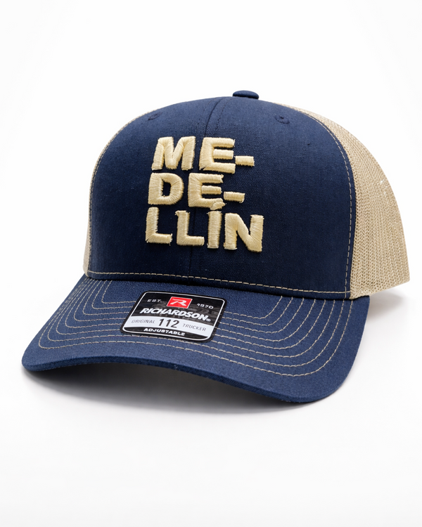 Gorra MEDELLIN Trucker Azul-Kaki