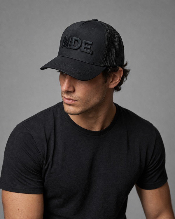Gorra MDE Trucker Negra