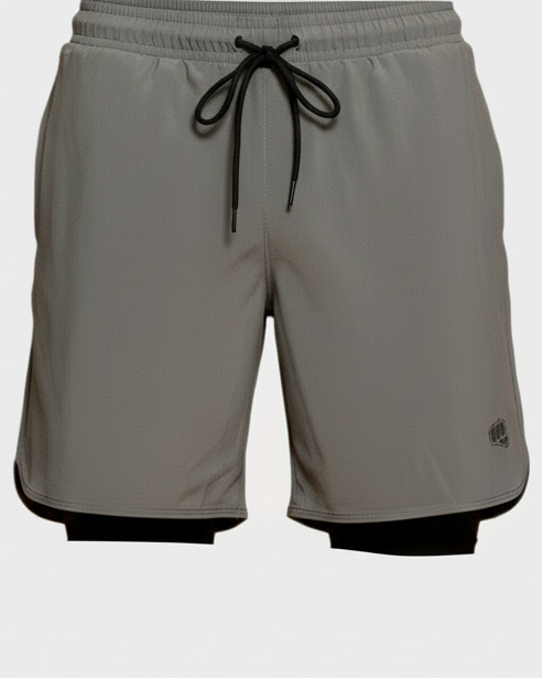 Pantaloneta Deportiva Sebasttian Gris