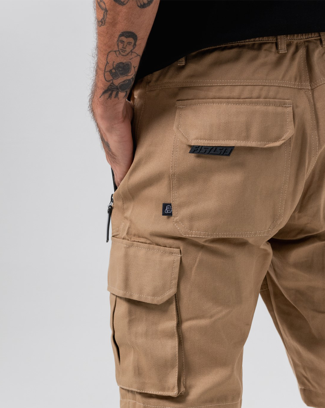 Bermuda Rider Kaki Fist Clothing