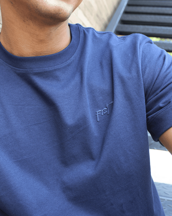Camiseta Oversized Street Azul Navy