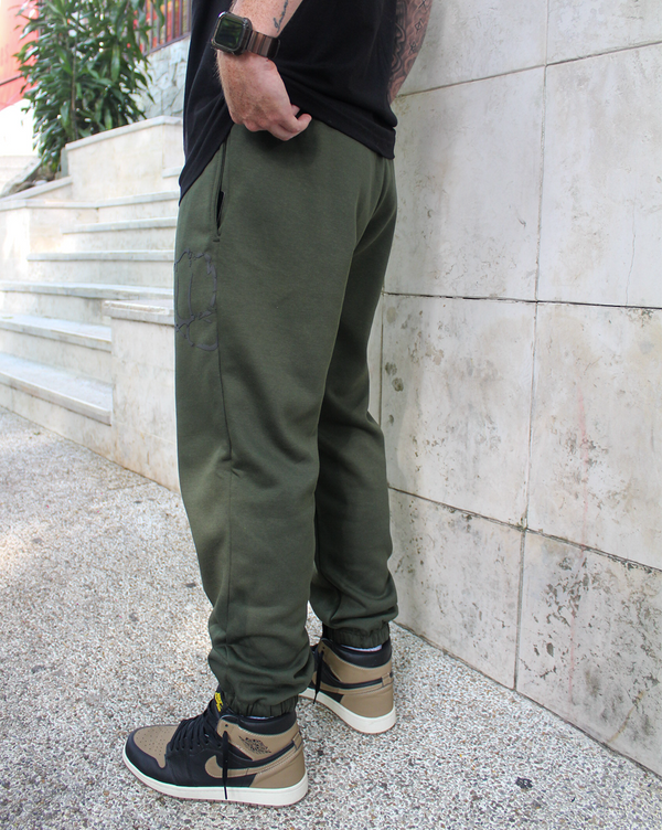 Jogger Side Way Verde Militar