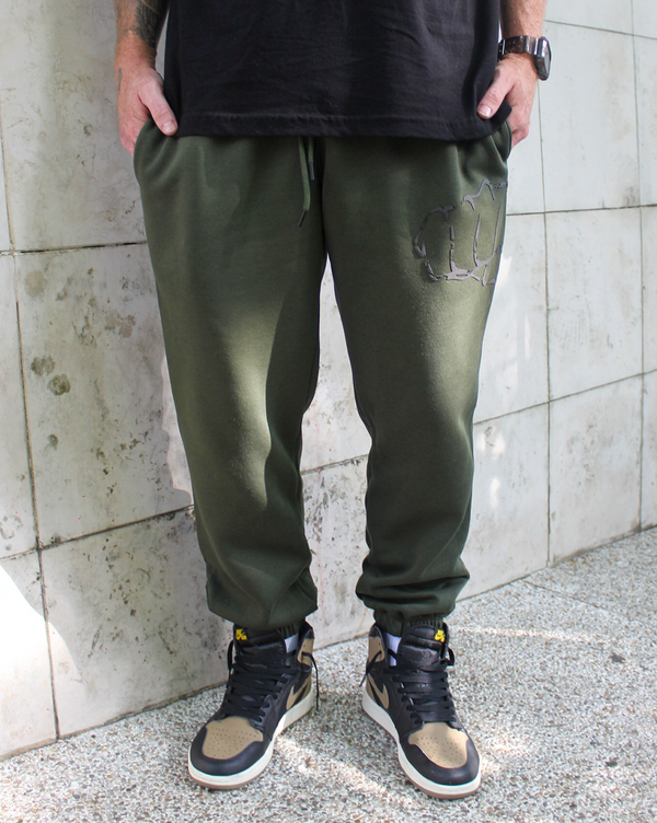 Jogger Side Way Verde Militar