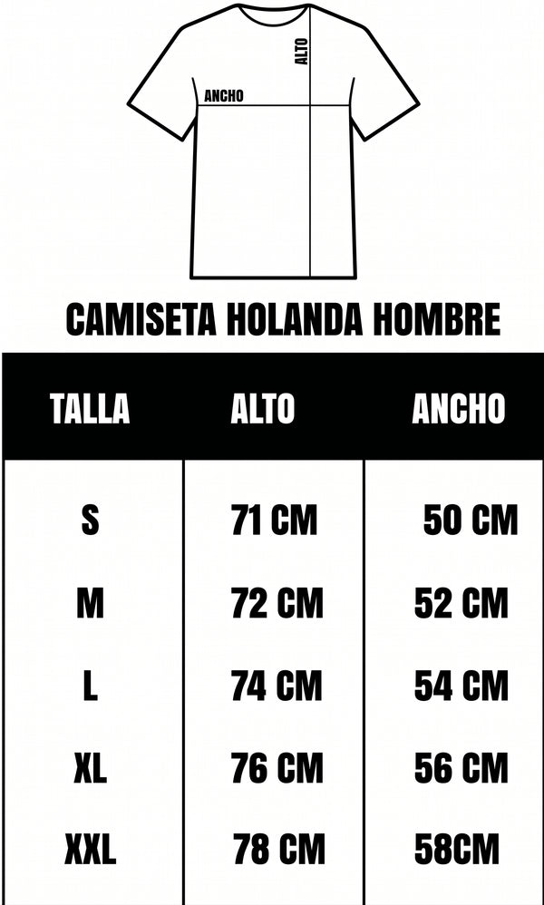 Camiseta Basica Holanda Baby Blue
