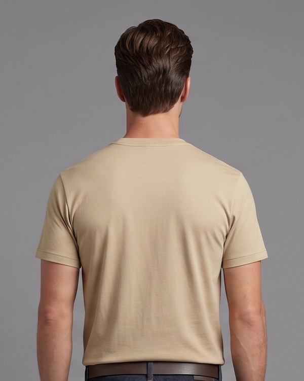 Camiseta Basica Premium Cotton Beige