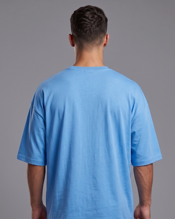 Camiseta Fist Basica Premium Stretch Azul Cielo