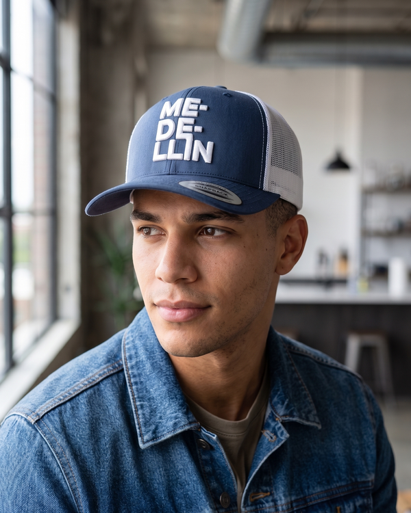Gorra Medellin Trucker Navy/White