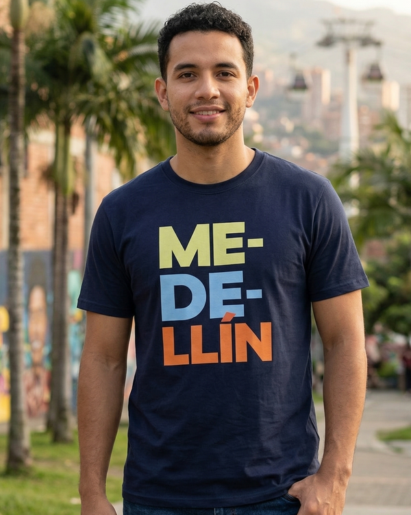Camiseta Medellín Azul