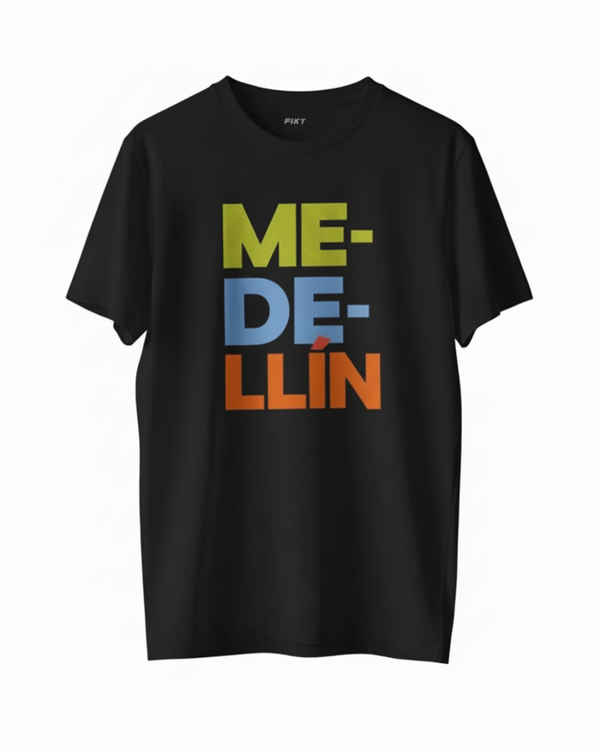 Camiseta Medellin Negra