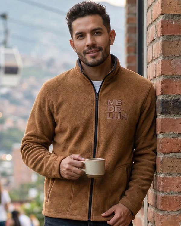 Chaqueta Medellin Colores-Cafe