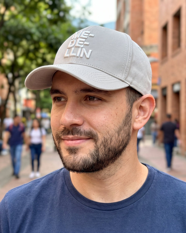 Gorra Medellín Beige-Beige