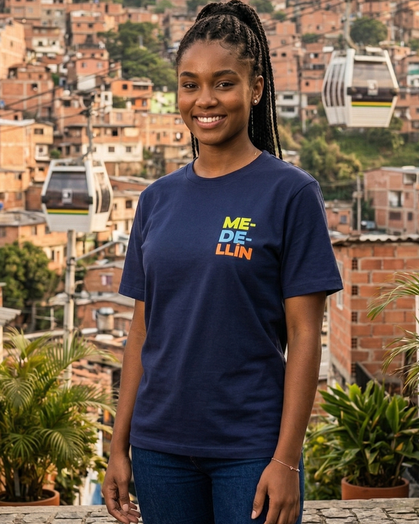 Camiseta Medellin Catar Azul