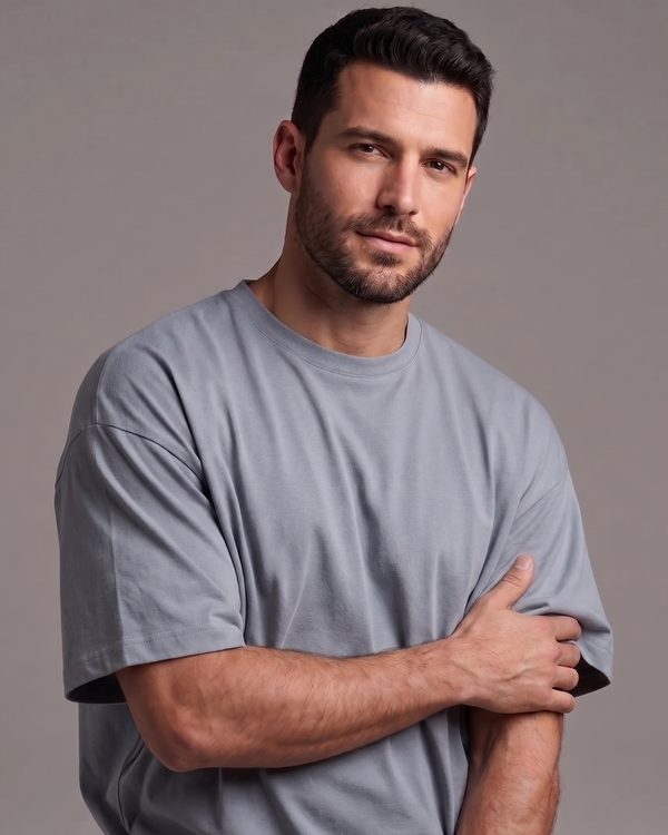 Camiseta Fist Basica Premium Stretch Gris