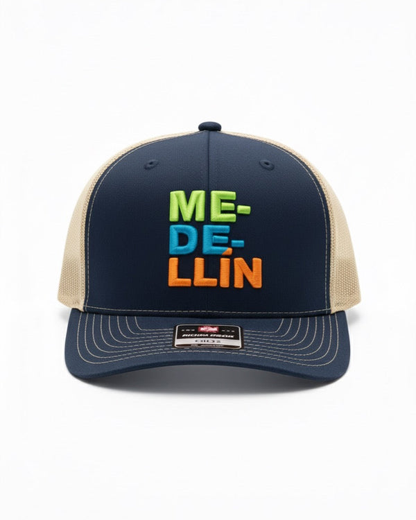 Gorra Medellín Azul Khaki