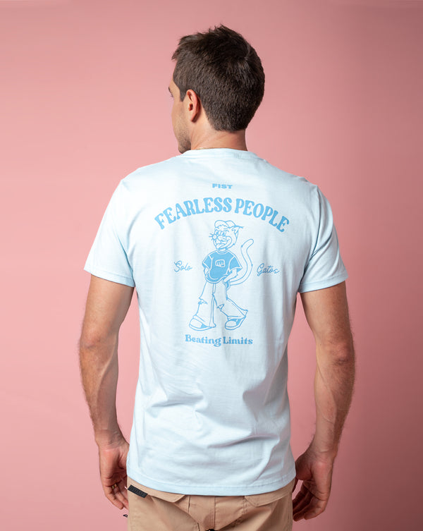 Camiseta Azul Fearless