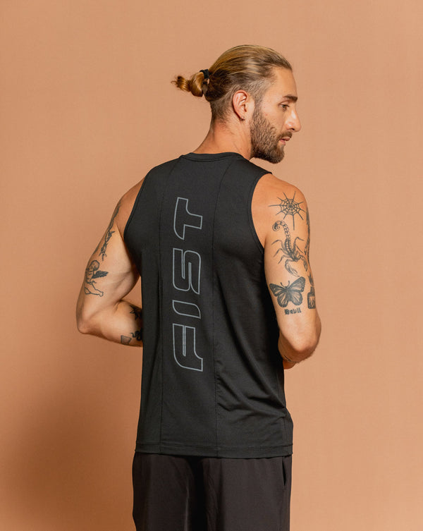 Camiseta Manga Sisa Deportiva Leclerc Negra