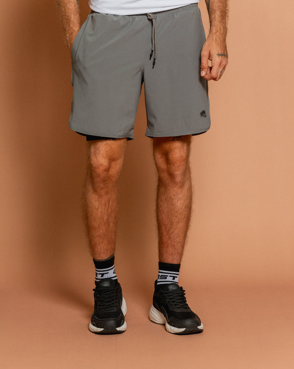 Pantaloneta Deportiva Sebasttian Gris