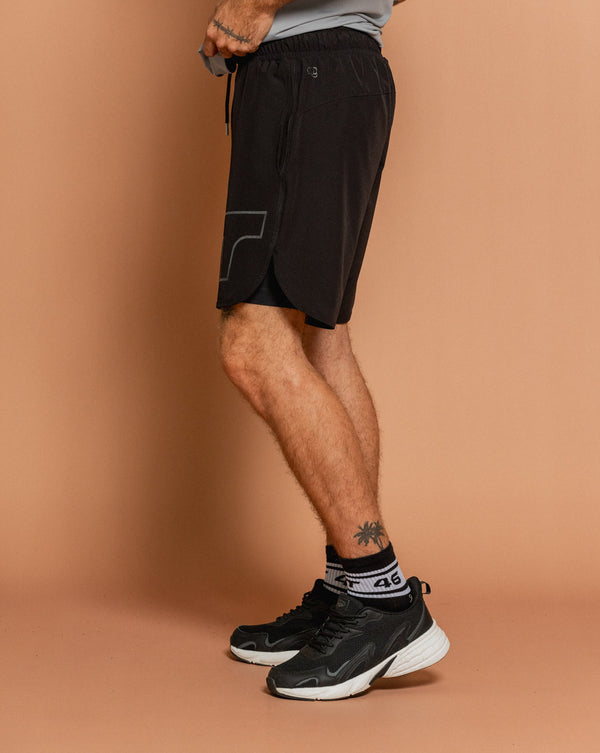 Pantaloneta Deportiva Verstappen Negra