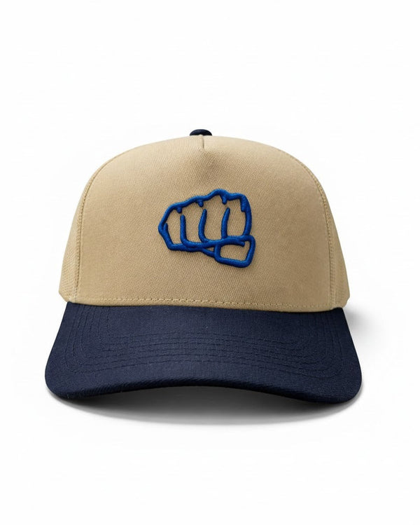 Gorra Fist Beige-Azul
