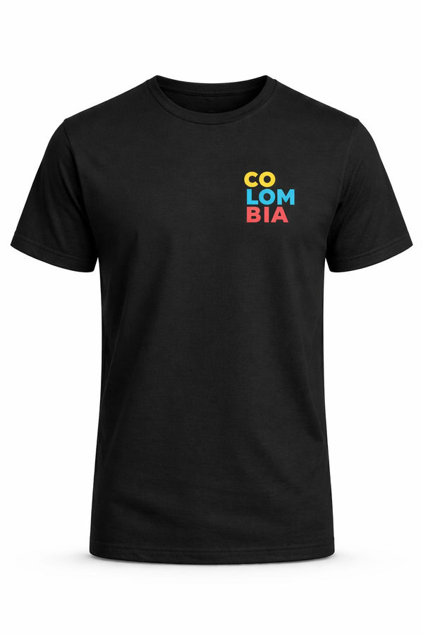 Camiseta Colombia Negra