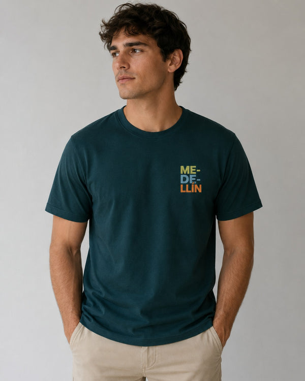 Camiseta Medellin Verde Esmeralda