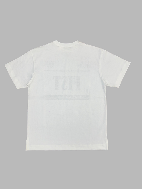 Camiseta Oversized Pit Stop Ivory