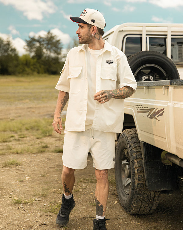 Camisa Pistols Ivory